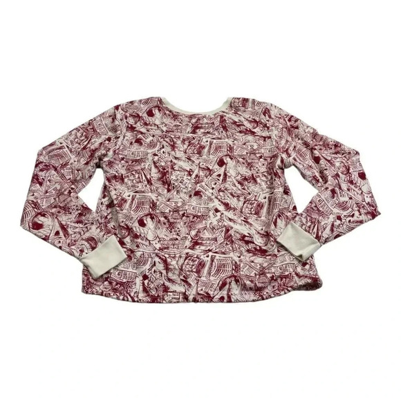 Harry Potter Hogwarts Marauders Map Crop Sweater Size Small - Picture 8 of 11